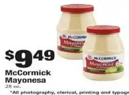 Payless McCormick Mayonesa offer
