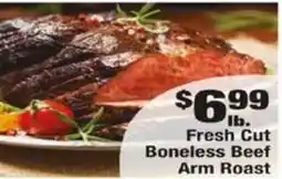 Payless Fresh Cut Boneless Beef Arm Roast offer
