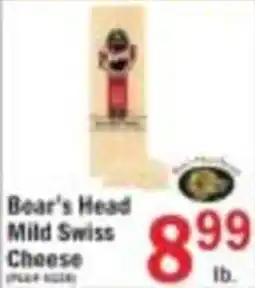 Food Bazaar Bear's Head Mild Swiss Cheese offer