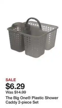 Kohl's The Big One® Plastic Shower Caddy 2-piece Set offer