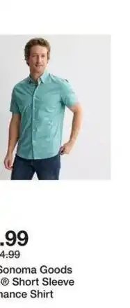 Kohl's Sonoma Goods Short Sleeve Enhance Shirt offer