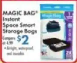 Boscov's Magic Bag instant space smart storage bags offer