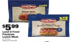 Payless Land O Frost Premium Lunch Meat offer
