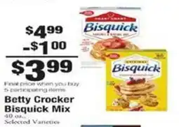 Payless Betty Crocker Bisquick Mix offer