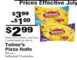 Payless Totino's Pizza Rolls offer