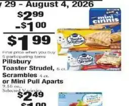Payless Pillsbury Toaster Strudel offer