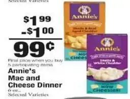 Payless Annie's Mac and Cheese Dinner offer
