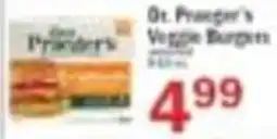 Food Bazaar Dr. Praeger's Veggie Burgers offer