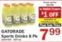 Food Bazaar Gatorade Sports Drinks offer