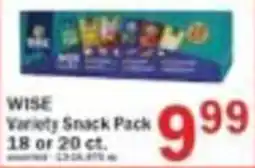 Food Bazaar wise variety snack pack offer