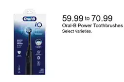 Walgreens Oral-B Power Toothbrushes offer