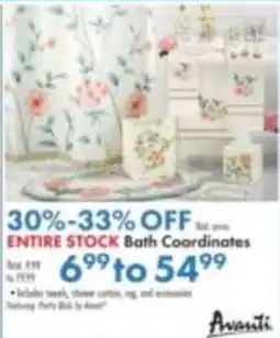 Boscov's Avanti Bath Coordinates offer
