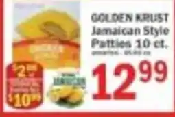 Food Bazaar Golden Krust jamaican style patties offer