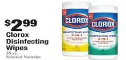 Payless Clorox disinfecting wipes offer