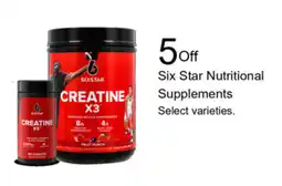 Walgreens Six Star Nutritional Creatine X3 offer