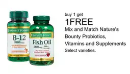 Walgreens Nature's Bounty Fish Oil offer
