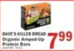 Food Bazaar Dave's Killer Bread Organic Amped-Up Protein Bars offer