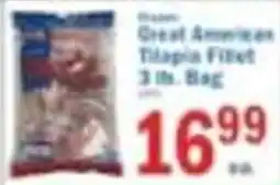 Food Bazaar Great American Tilapia Fillet offer