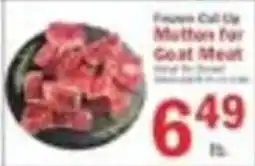 Food Bazaar Frozen Cut Up Mutton for Goat Meat offer