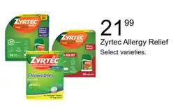 Walgreens Zyrtec Allergy Relief offer