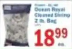 Food Bazaar Ocean Royal Cleaned Shrimp offer