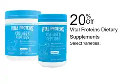 Walgreens Vital Proteins Collagen Peptides offer