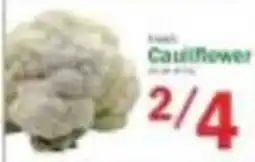 Food Bazaar Fresh Cauliflower offer