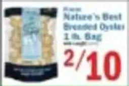 Food Bazaar Nature's Best Breaded Oyster offer