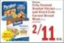 Food Bazaar Tully Cooked Broiled Chicken and Short Cuts Carved Breast Meal offer