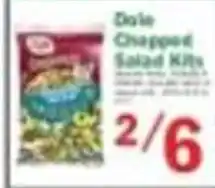 Food Bazaar Dole Chopped Salad Kits offer