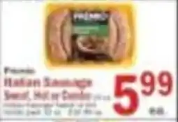 Food Bazaar Fresno Italian Sausage offer