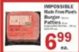 Food Bazaar Impossible burger patties offer