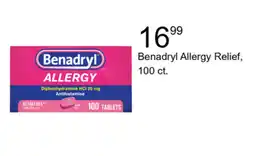 Walgreens Benadryl Allergy Relief offer