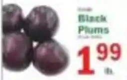 Food Bazaar Black Plums offer