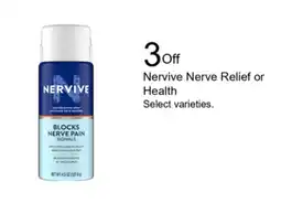 Walgreens Nervive Nerve Relief offer