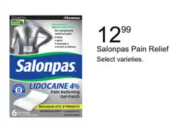 Walgreens Salonpas Pain Relief offer
