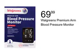Walgreens Walgreens Premium Arm Blood Pressure Monitor offer