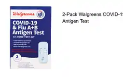 Walgreens Walgreens covid-19 & flu a+b antigen test offer