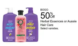 Walgreens Herbal Essences or Aussie Hair Care offer