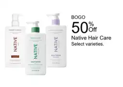 Walgreens Native Hair Care offer