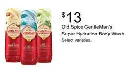 Walgreens Old Spice GentleMan's Super Hydration Body Wash offer