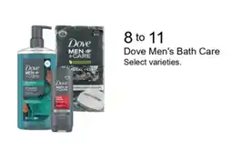 Walgreens Dove Men's Bath Care offer