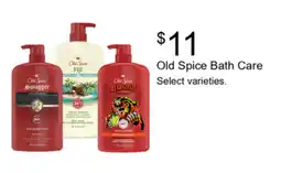 Walgreens Old Spice Bath Care offer