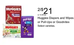 Walgreens Huggies Diapers and Wipes or Pull-Ups or Goodnites offer