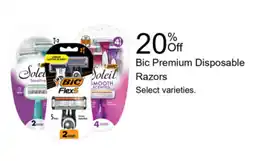 Walgreens Bic Premium Disposable Razors offer
