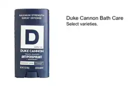 Walgreens Duke Cannon antiperspirant offer