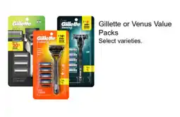 Walgreens Gillette or Venus Value Packs offer