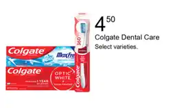 Walgreens Colgate Dental Care offer