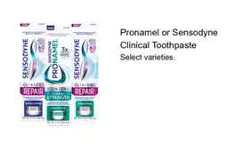 Walgreens Pronamel or Sensodyne Clinical Toothpaste offer