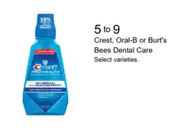 Walgreens Crest Pro-Health offer